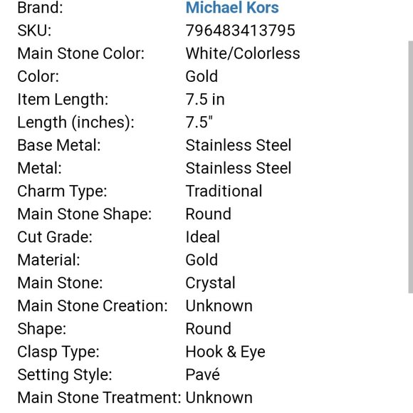 MK GOLD BANGLE - Picture 3 of 11